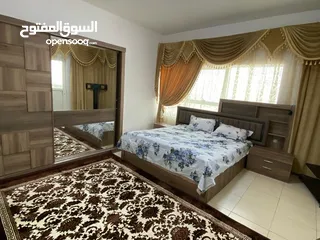  7 عروض العيد للايجار الشهري استديو  وغرفة وصالة مفروش في عجمان