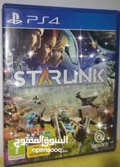  1 للبيع... لعبة STAR LINK PS4 عبارة عن لعبة طائرات في الفضاء وقتال مع طائرات أخرى ووحوش.