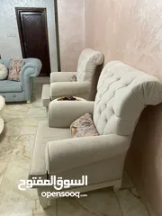  1 كنب صالون مع طاولات