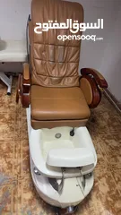 2 manicure and pedicure chair