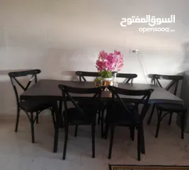  1 طاولة طعام 6 كراسي