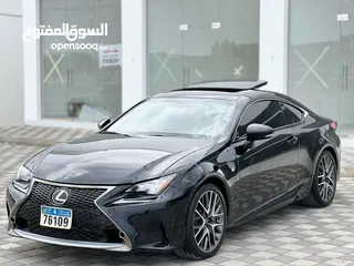  3 لكزس كوبيه RC350 F sport موديل 2018