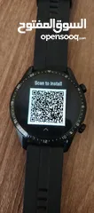  6 سماعة وساعة هواوي الاصليه لون اسود huawei freebids 4i huawei smart watch gt 2