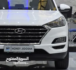  4 Hyundai Tucson ( 2021 Model ) in White Color GCC Specs