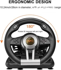  6 ستيرنق سواقة مقود سيارات جيمنغ بريك Steering Wheel V3 Pro Gaming Cars Breaks
