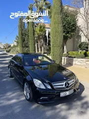  22 مرسيدس بنز E250 كوبيه 2010 AMG Kit  غرغورية مالك واحد بحالة الوكالة