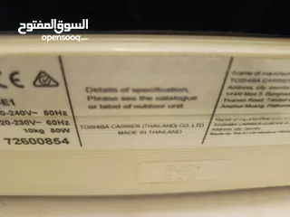  5 كوندشن توشيبا الاصلي انفيرتر مستعمل خفيف