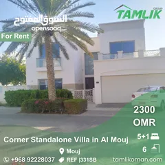 10 Corner Standalone Villa for Rent in Al Mouj  REF 331SB