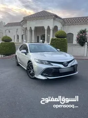  7 تويوتا كامري موديل 2019 فحص كامل 7 جيد فل مع فتحة بحالة الوكالة