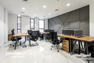  4 Luxurious furnished office - free WIFI and 1month free مكاتب فاخره مؤثثه مع الواي فاي وشهر مجانا