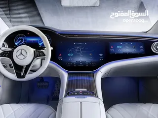  24 للبيع  مرسيدس MERCEDES EQS 580 SUV 4MATIC  موديل 2023  كهربائية بالكامل  7 مقاعد  فل كامل