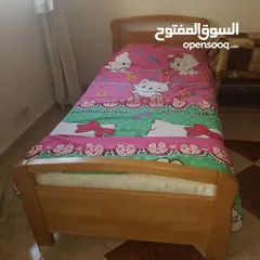  2 سريرين مفرد خشب لاتيه