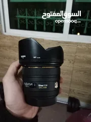  8 Sigma 50mm EX dg hsm  عدسة سيقما