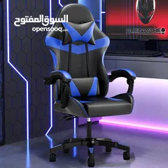  2 فينيسين كرسي العاب مريح بظهر مرتفع، كمبيوتر قابل للامالة وارتفاع للتعديل، للدوران 360 درجة مع دعم ..