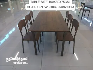  3 Dining tables and Chairs for Restaurants, Cafe, Hotels and Home