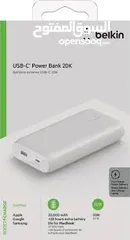 1 Belkin BOOSTCHARGE USB-C PD Power Bank 20K /// افضل سعر بالمملكة