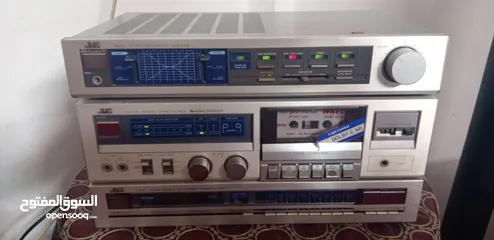  1 جهاز نوع JVC شغال على الفحص نظام ترندسترات كهرباء 220صوت خرافي