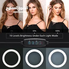  4 Ring Light رينغ لايت ستاند إضاءة للتصوير الاحترافي 36سم (14 إنش)