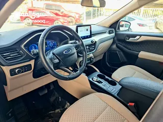  20 2020 Ford Escape Hybrid فورد سكيب هايبرد فحص كامل ولا ملاحظة كلين تايتل كارفاكس