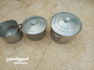  8 طناجر والصدوره وكبكير وغاز ثنتين