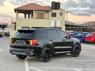  10 كايا سورينتو 2022/فل الفل  فتحة سقف بانوراما  2x4 ///240Hp بنزين + كهرباء  ( Haybrid) 1600cc