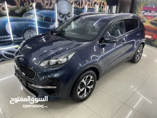  23 كيا سبورتاج للبيع موديل 2019، حجم المحرك ،   1600 مع امكانية البدل على 7 راكب