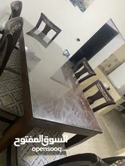  2 طاولة سفرة خشب تفصيل