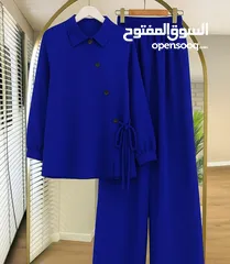  4 كُـلـه نعـومـة وانـاقـة  طقـم"قميـص وبنطـلـون"بـس 7 دنـانيـر  فـري سـايـز لـوزن 55-85الخـ