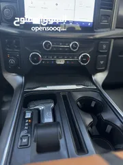  9 ford f150 platinum 2022 hybrid 3500 cc powerboost  بلاتينيوم لون كحلي و داخلية مميزة لون كاميل