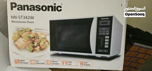  2 PANASONIC 25L microwave oven, rarely used, very good condition with original pack box