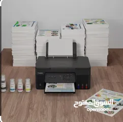  12 طابعة كانون بيكسما متعددة الوظائف طباعة تصوير سكانر واي فاي 7000ورقة توفير كبيير Canon PIXMA  G3430