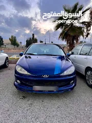  10 بيجو 206 موديل 2004 جير اوتوماتيك توب ترونيك ماتور 1400cc، الأجمل في الأردن