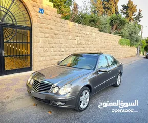  1 مرسيدس E200 فل كامل بانوراما موديل 2007
