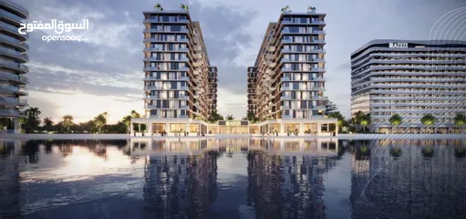  4 شقة على البحيرة الكريستالية مع شاطئ خاص في دبي