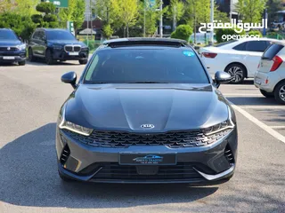  1 KIA K5 Hybrid 2021بانوراما فل  وارد كوري فحص كامل و لا ملاحظه كلين تايتل من دون حوادث