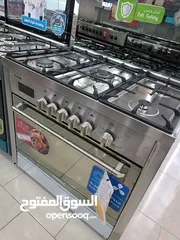  4 عرض نااار على فرن تكماز 90 سم ستيل مطفي فل سيفتي كامل مع مروحه