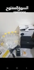 1 جهاز شفط حليب كهربائي مزدوج ماركة medela pump advanced