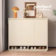  6 خزانة احذية خشبية بطابع  كلاسيكي ايطالي مع رفوف
