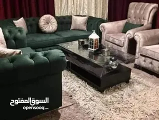  12 اطقم كنب اطقم كورنر غرف نوم طاولات