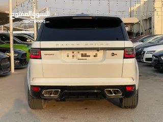  4 Range Rover Sport 2015, American import, 6 cylinder, automatic transmission, SVR 2021, full option