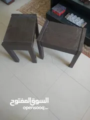  15 طقم سفرة  10 كراسي + طقم جلوس 7 مقاعد بحالة جيدة جدا + سجاد + طاولات جانبية