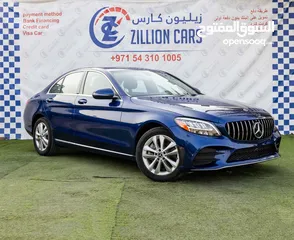  3 Mercedes-Benz C300-2019- 4MATIC -Perfect Condition -1,666 AED/MONTHLY -1 YEAR WARRANTY Unlimited KM*