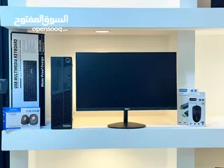  1 كمبيوترات امريكيه COER I5 4TH مع شاشات جديده 24 انش بلكرتونه  بسعر مغري جدا فقط