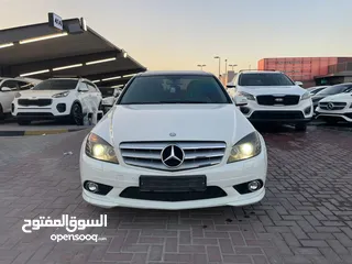  3 مرسيدس بنز C200 موديل 2011 وارد كوريا بحاله ممتازه جدا ثلاث قطع صبغ تجميلي فل اوبشن