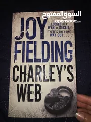  2 كتاب joy fielding   Charley’s web  (Locked in a web of deceit and there’s only !(ONE  way out