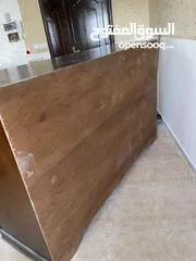  2 دولسوار بني خشبي