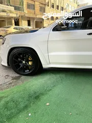  9 جيب شيروكي ملك العضلات الامريكي SRT8  موديل 2014 لون ابيض للايجار فقط من عند مكتب Lion  Group