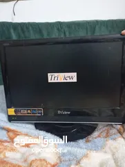  2 شاشه للبيع LCD21بوصه  فيها جميع المداخل يمكن استخدامهاللكمرات اوشاشه تلفزيون
