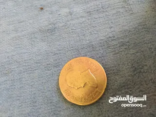  3 عمليه معدنيه قديمه دينار الأردني بحسن حال