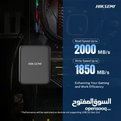  5 هارديسك خارجي سرعة عالية من هيكسيمي Hiksemi Elite Magnet SSD 1TB 4K/60FPS Support Type-C